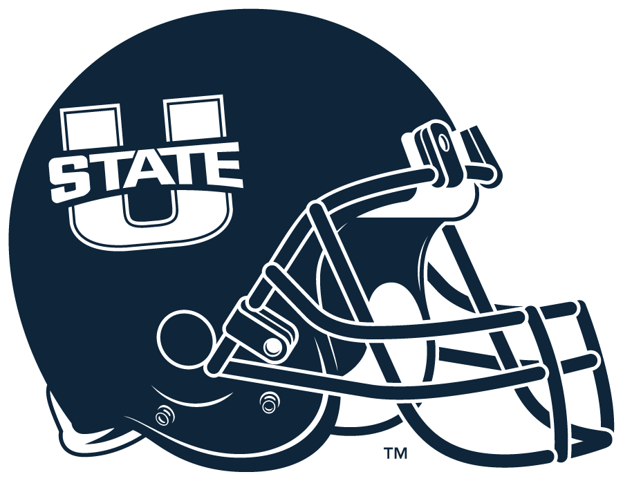 Utah State Aggies 2014-Pres Helmet Logo diy iron on heat transfer